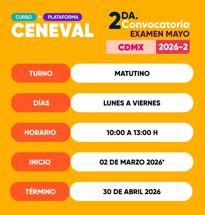 curso prepa con un examen