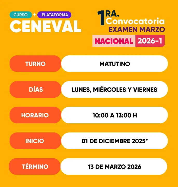 curso ceneval matutino