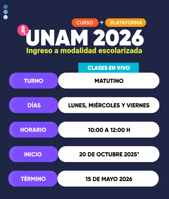 curso unam matutino