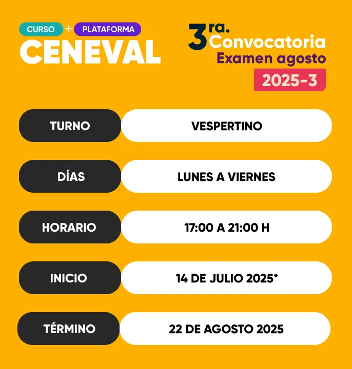 ceneval vespertino