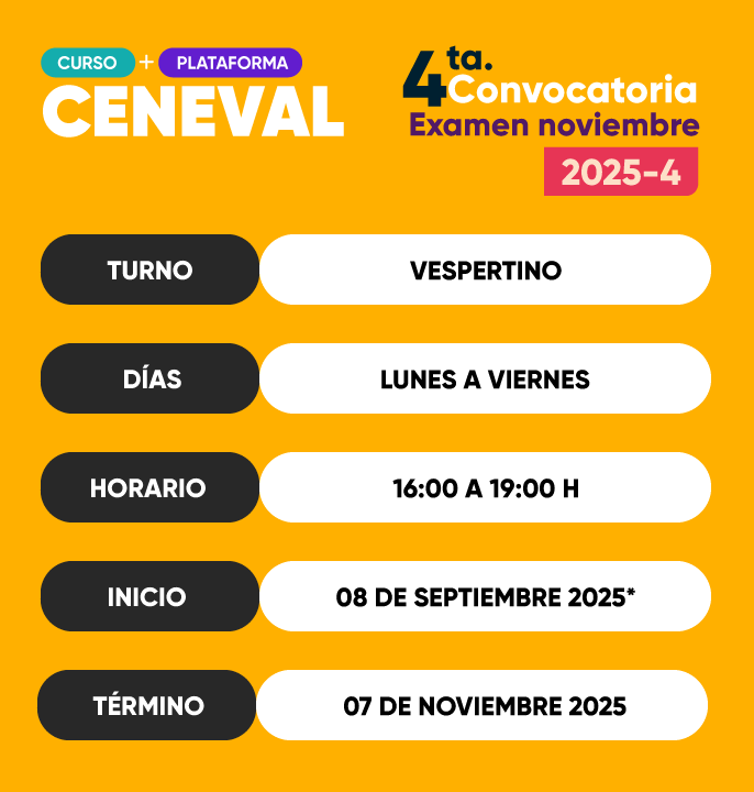 curso ceneval vespertino