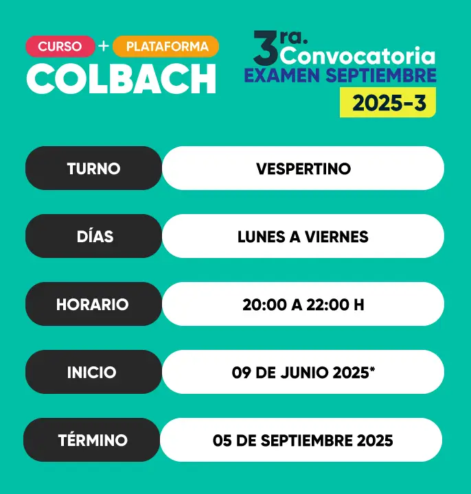 curso colbach vespertino