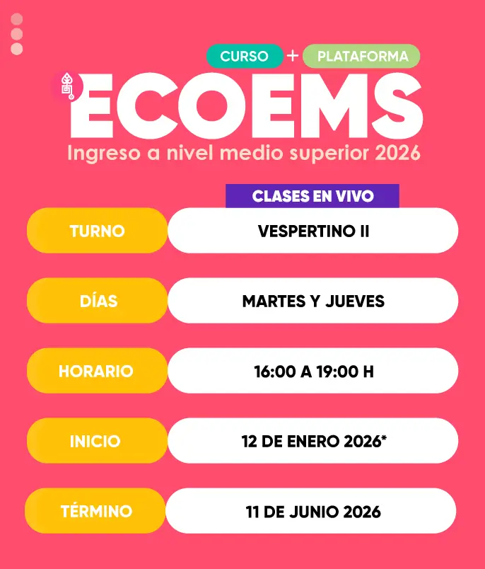 curso vespertino ecoems 2026